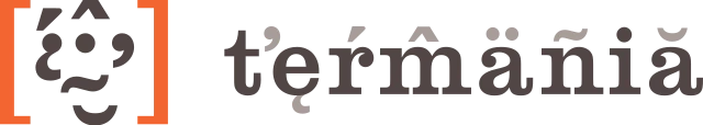 Termania logotip in napis brez slogan